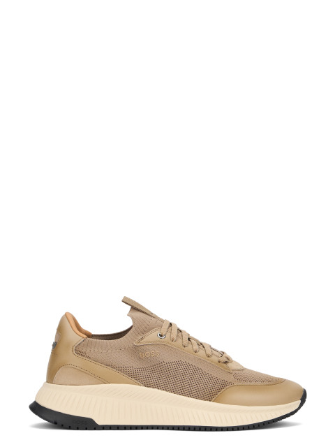 Low sneakers with mesh upper