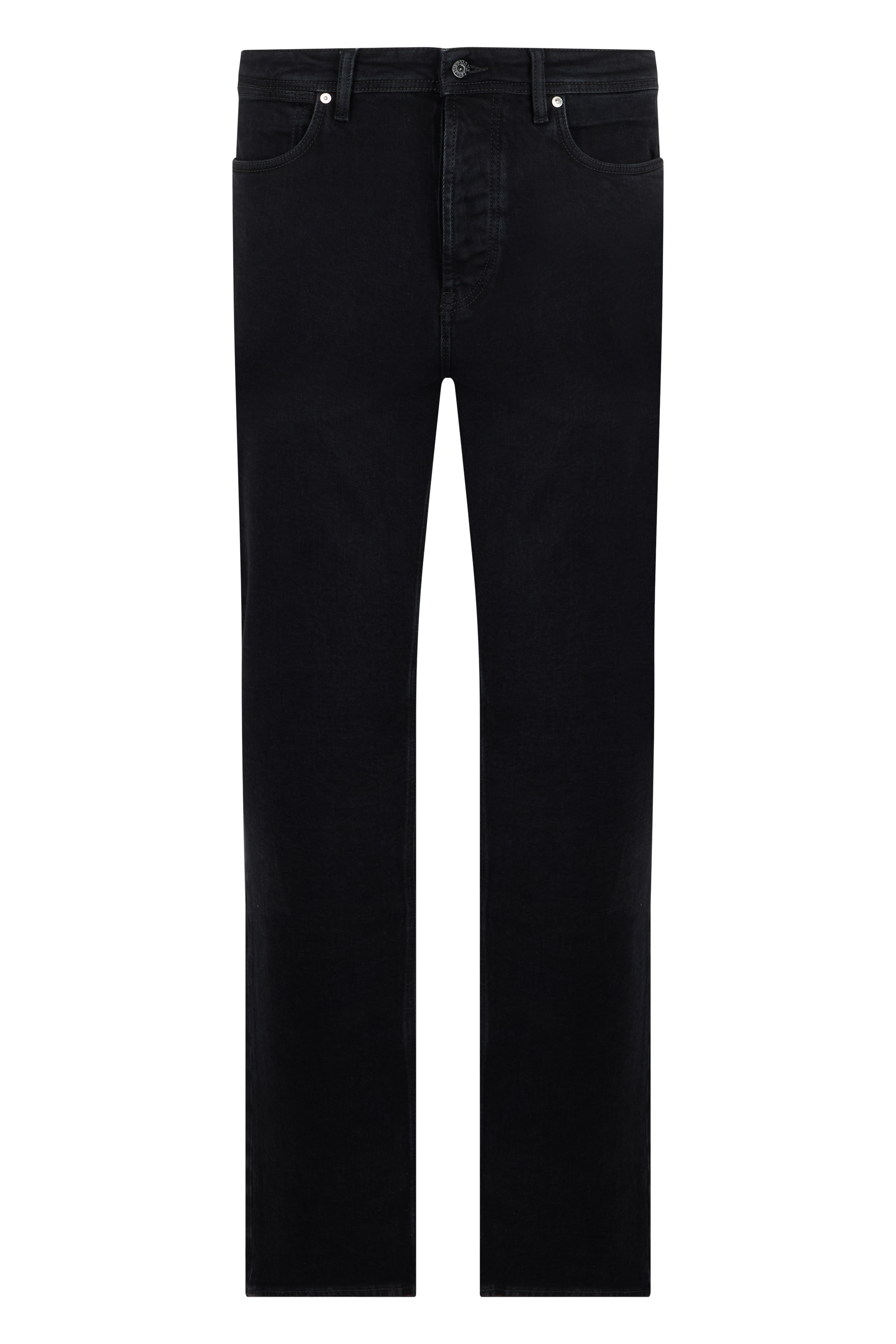 Straight denim pants