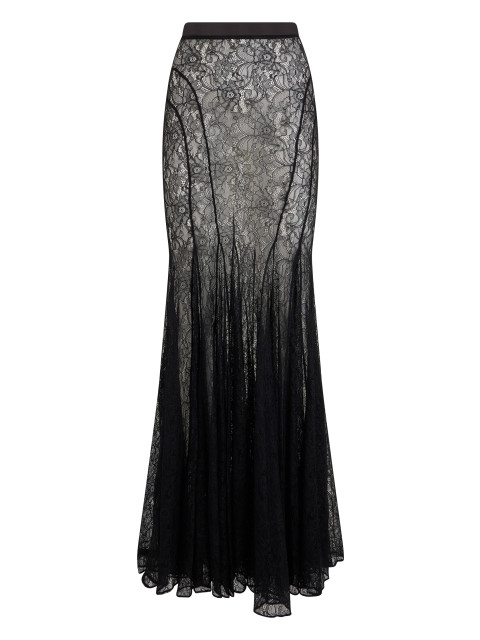 Long lace skirt