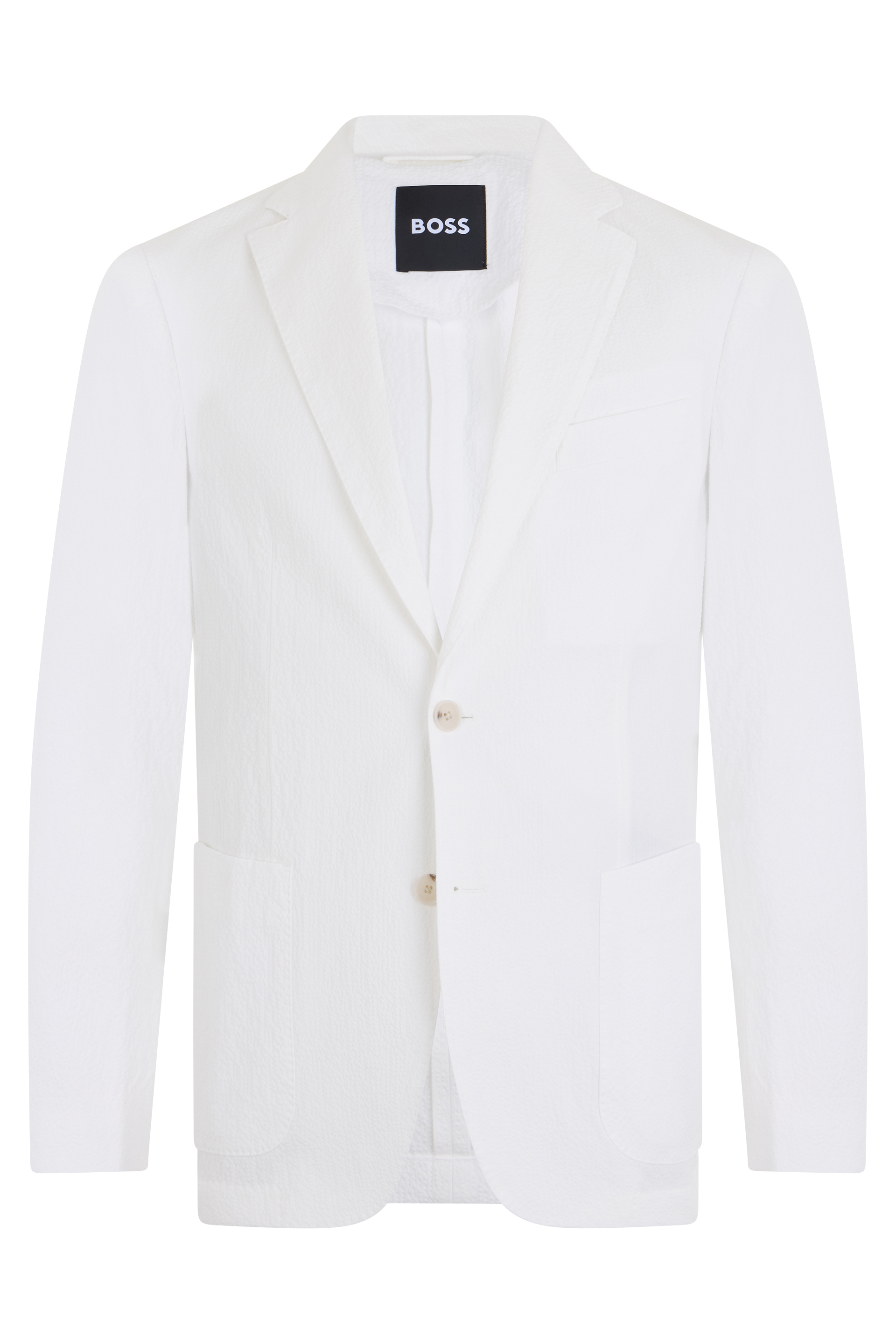 Single-breasted cotton jacket