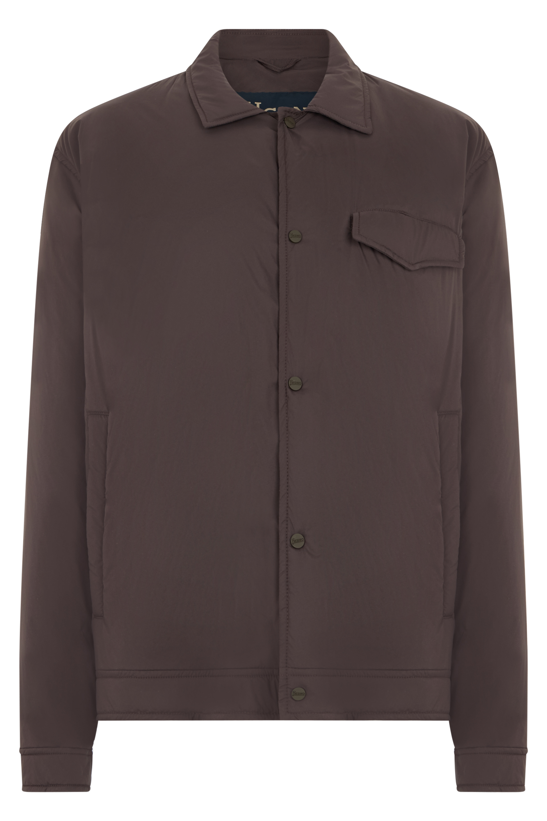 Technical jacket with buttons