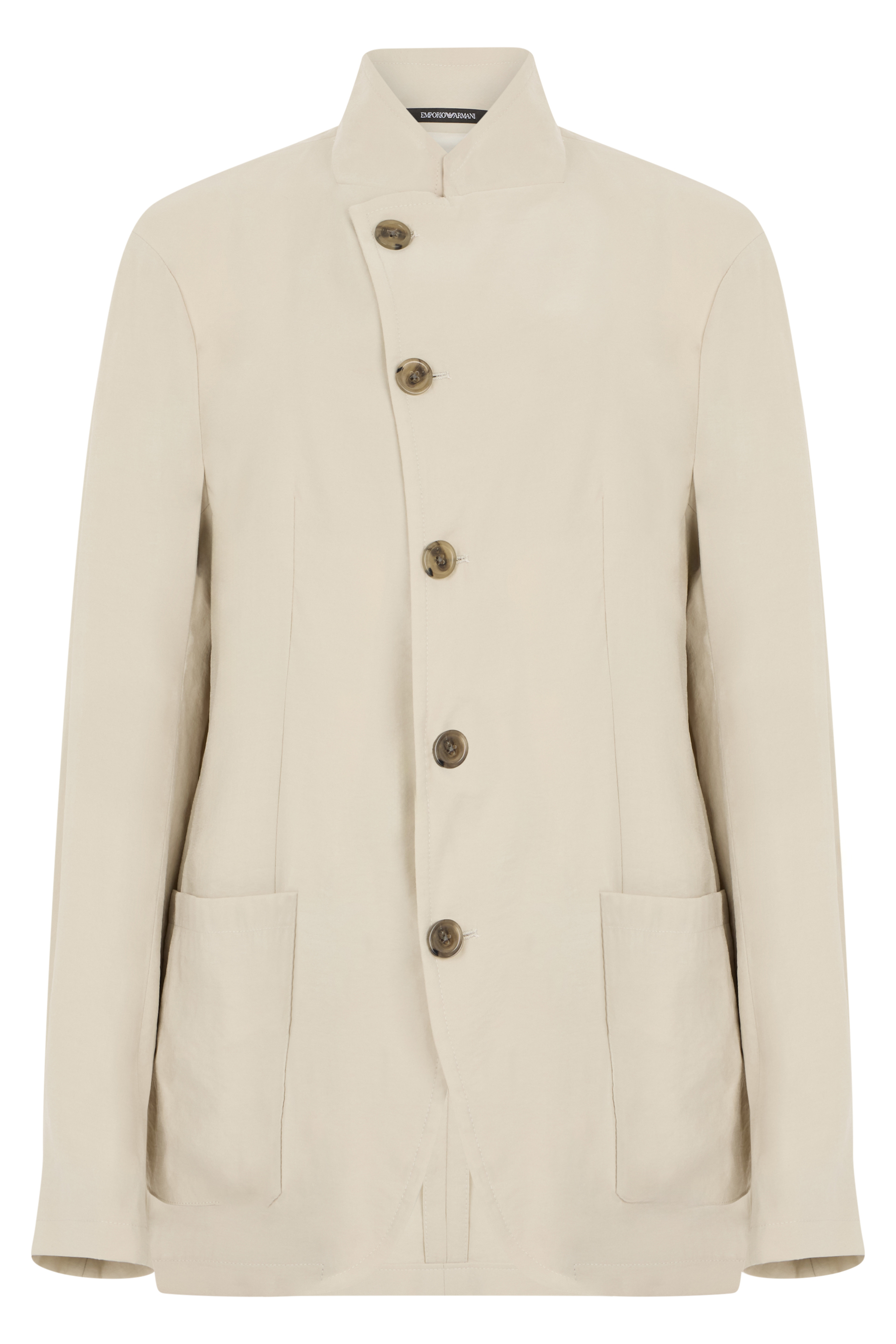 Jacket with asymmetric closure