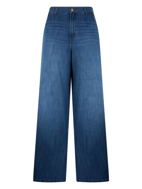 Loose cotton jeans