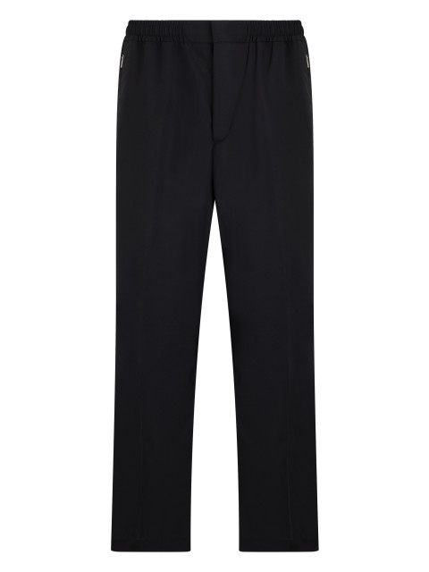 Pants with elastic waistband