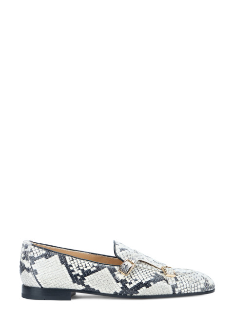 Monk Strap in python leather