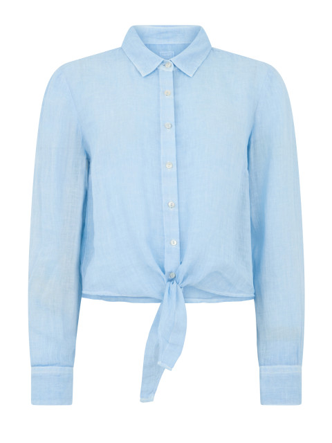 Short linen shirt