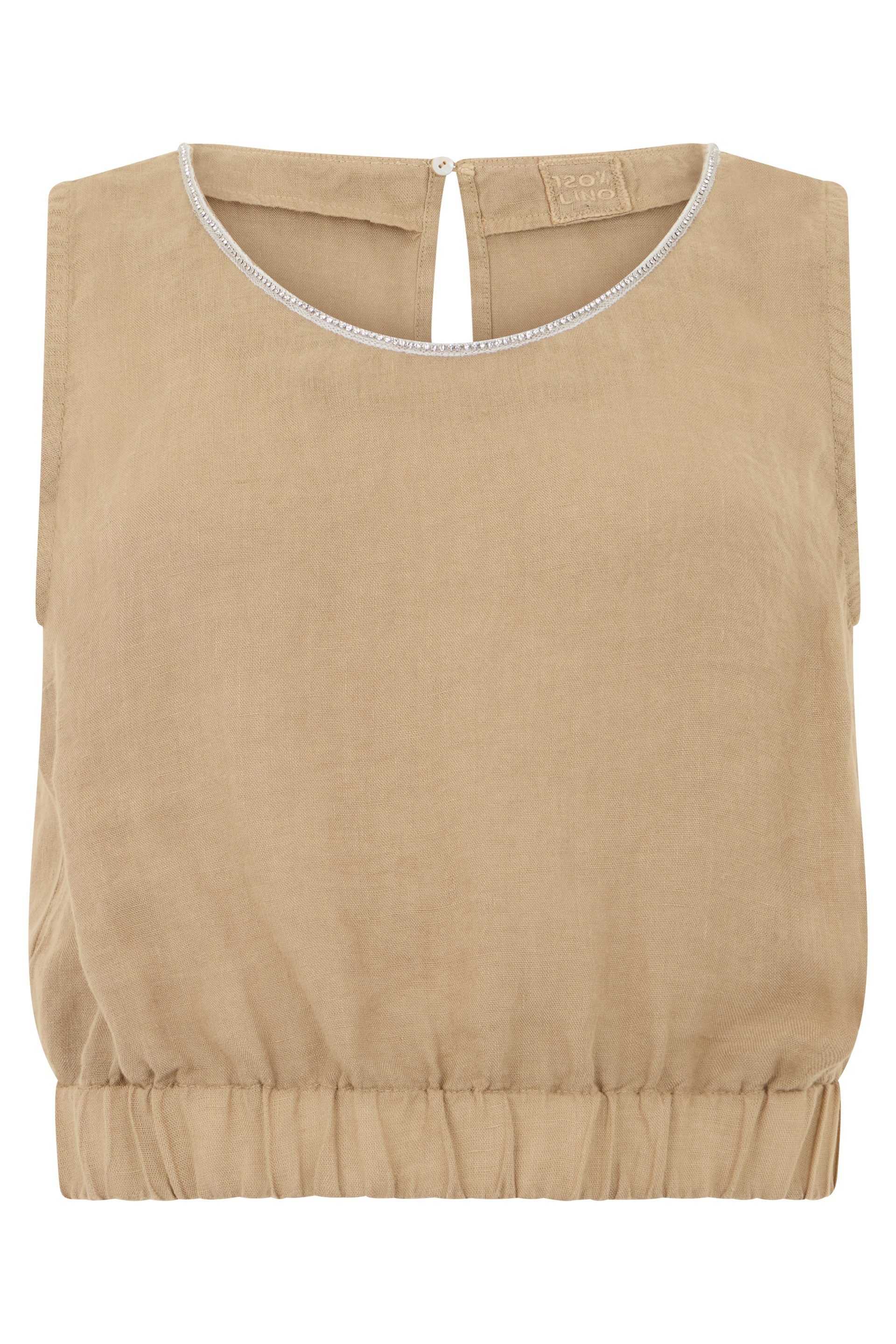 Linen crop top