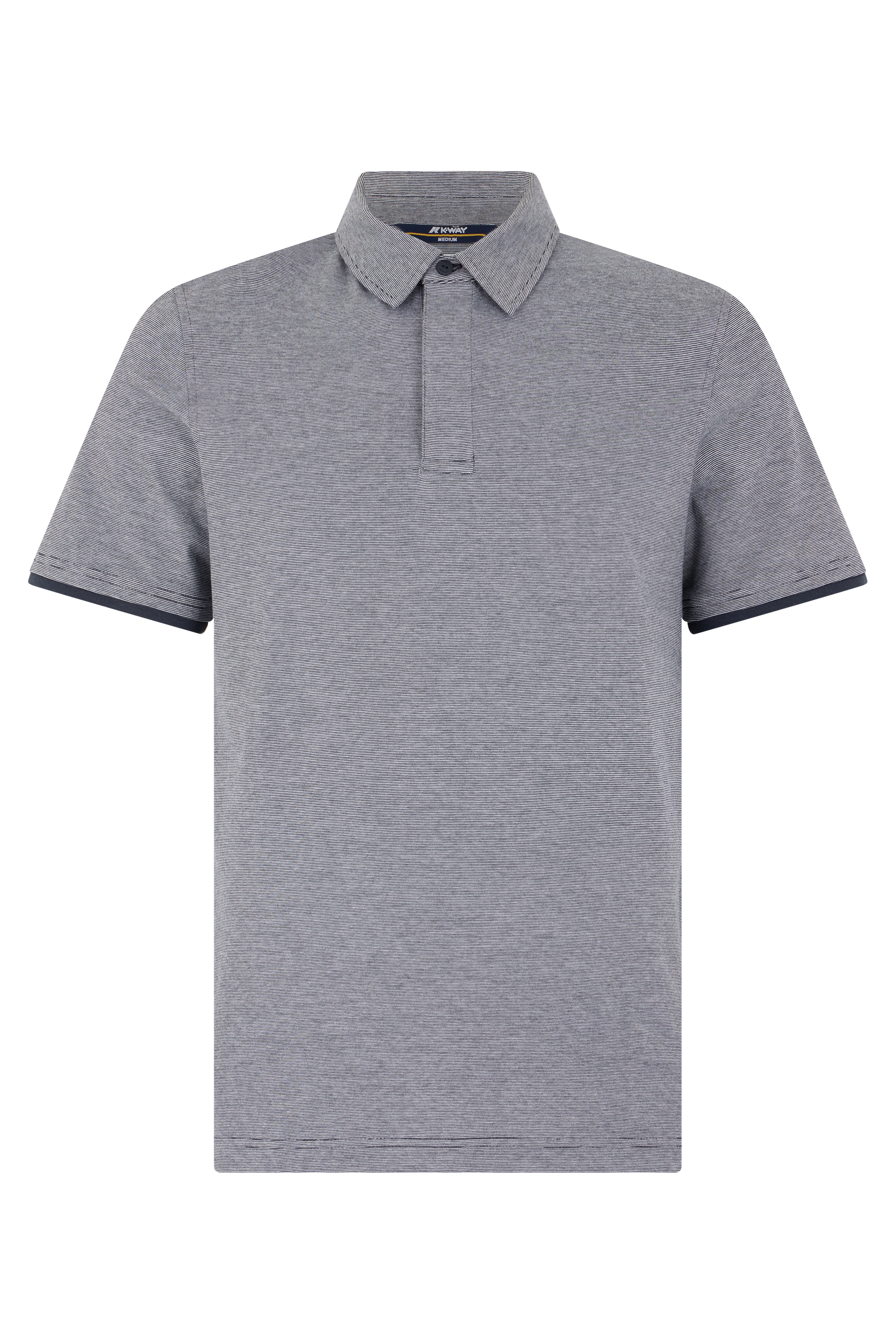 Cotton polo with short sleeves