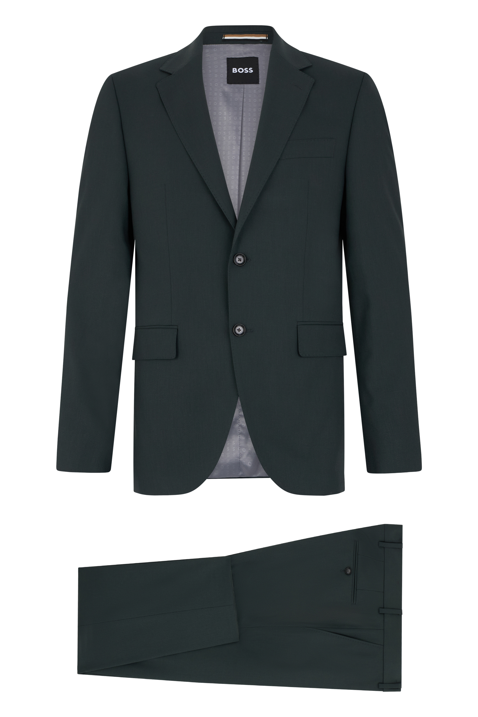 Complete with jacket and trousers