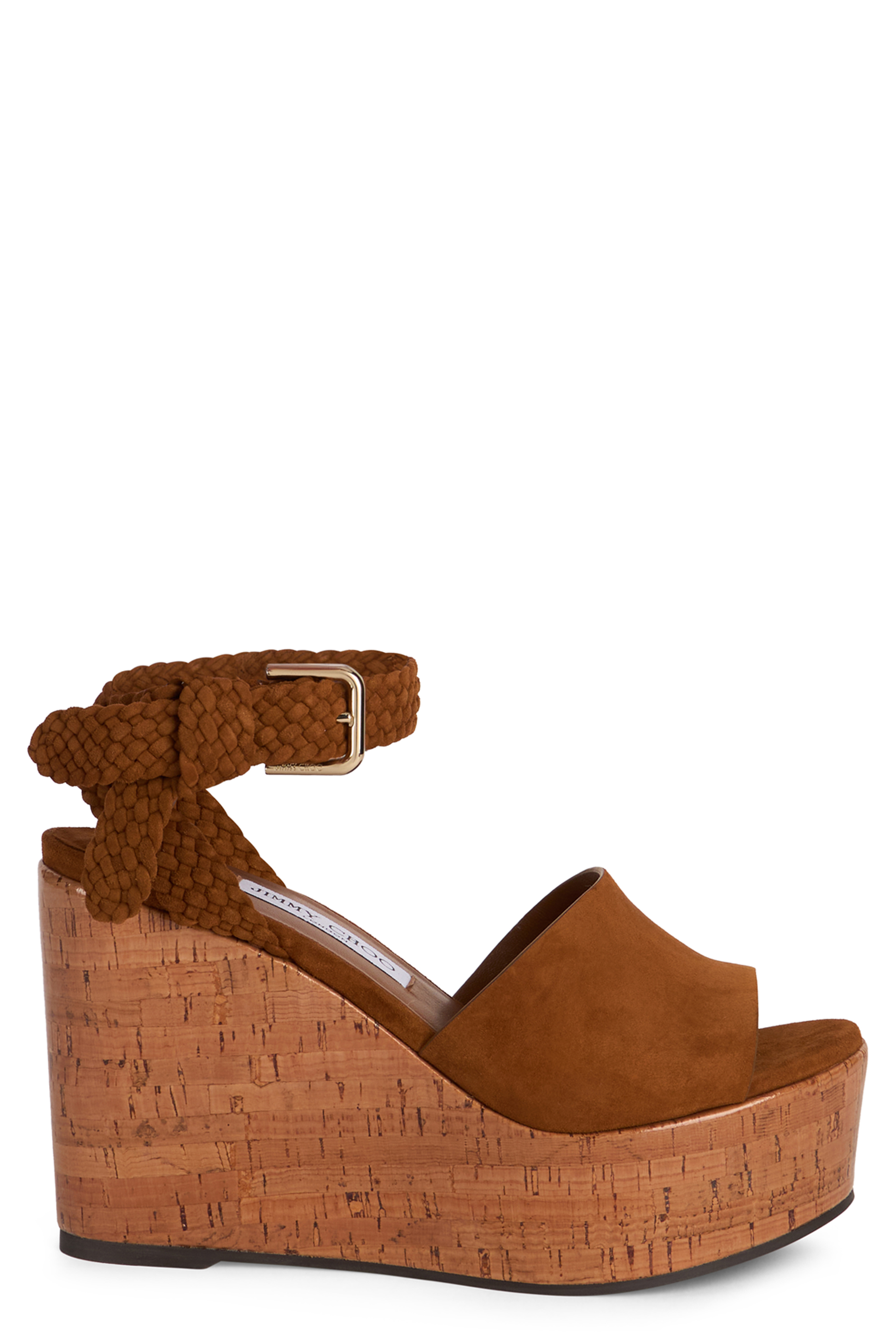 Wedge sandal Jori 100 in leather
