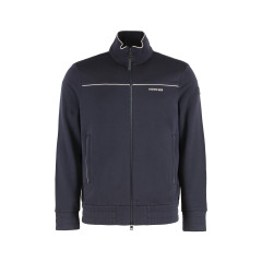 Full-zip hoodie in cotton blend