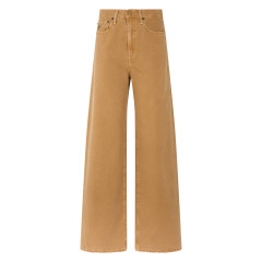Wide cotton jeans