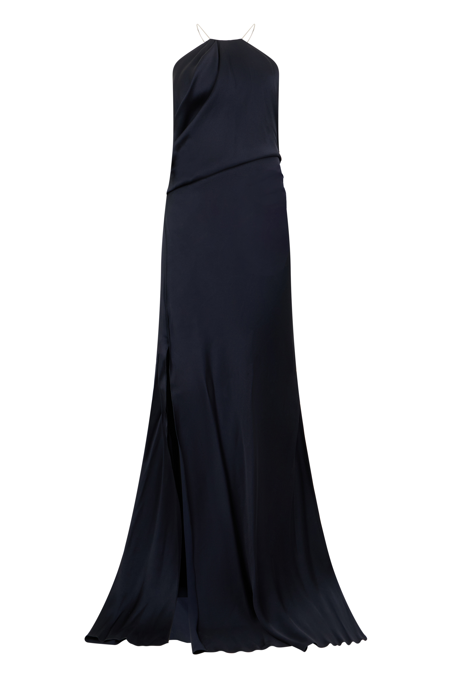 Long satin dress