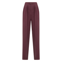 Tailored silk pants