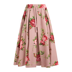 Midi top with floral print