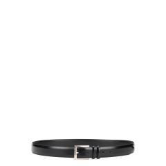 Brushed leather belt