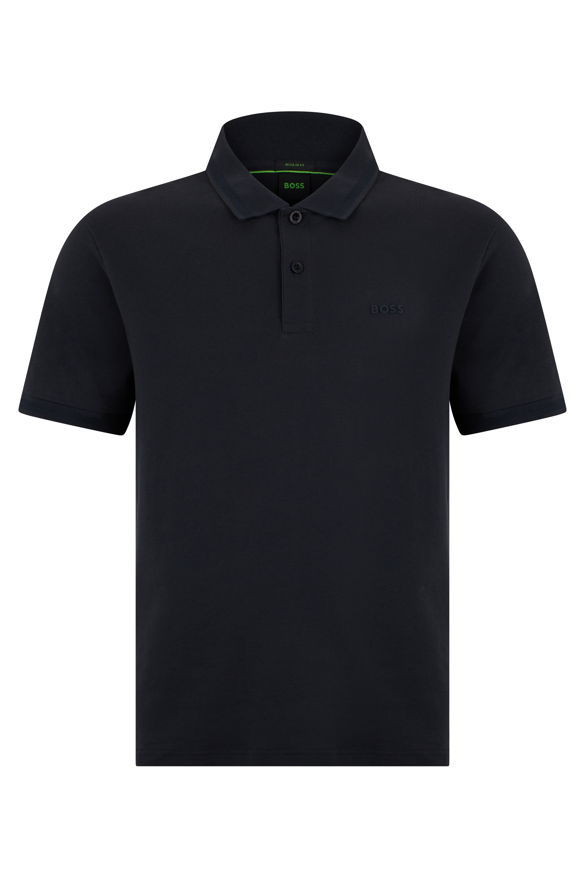 Cotton polo with short sleeves