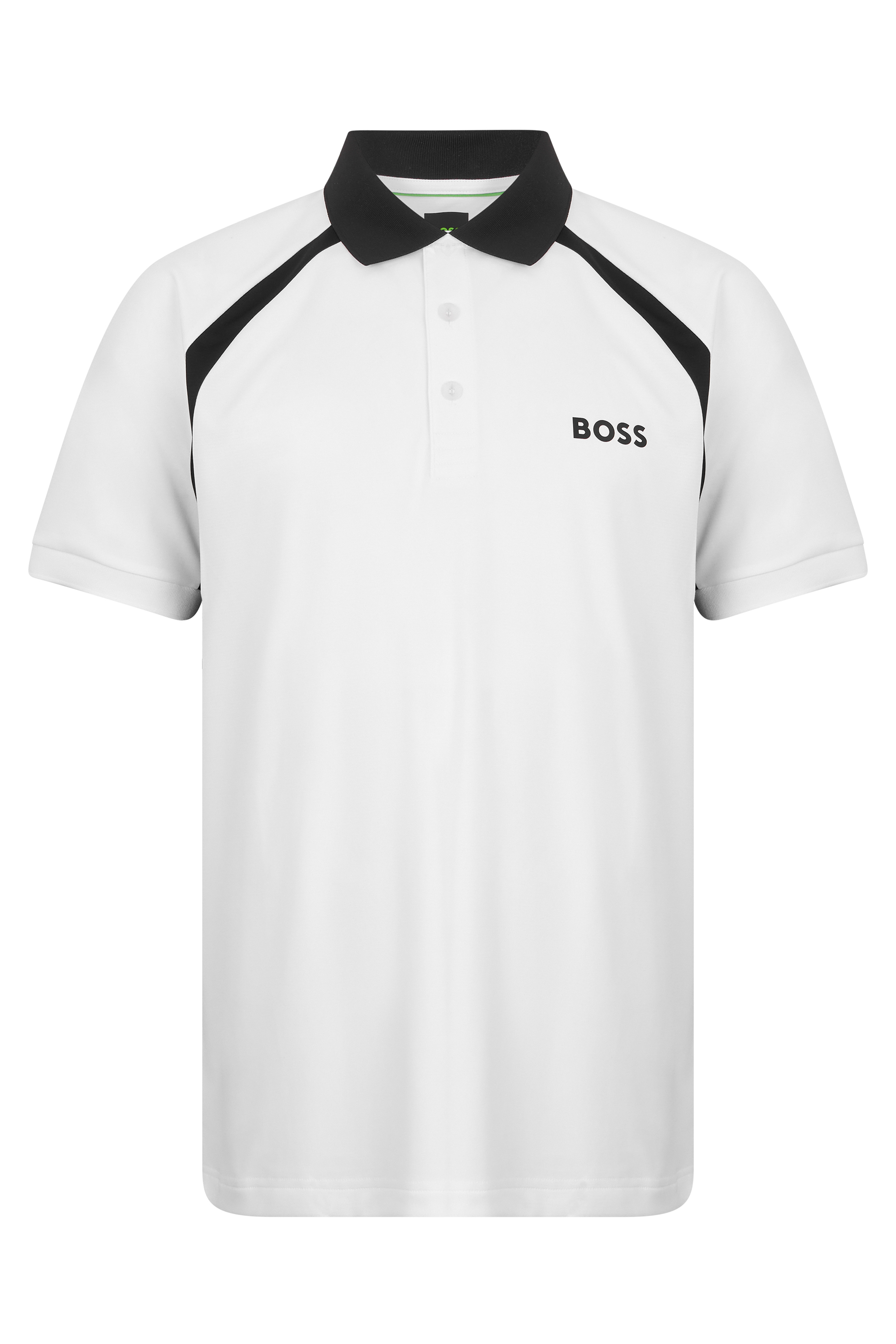 Slim fit polo in elastic fabric