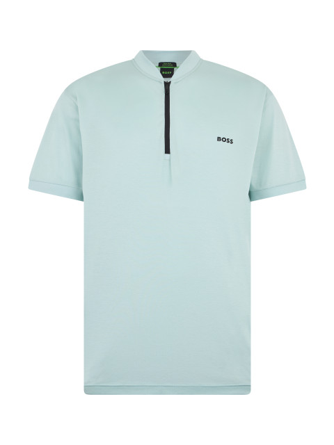 T-shirt with zip collar