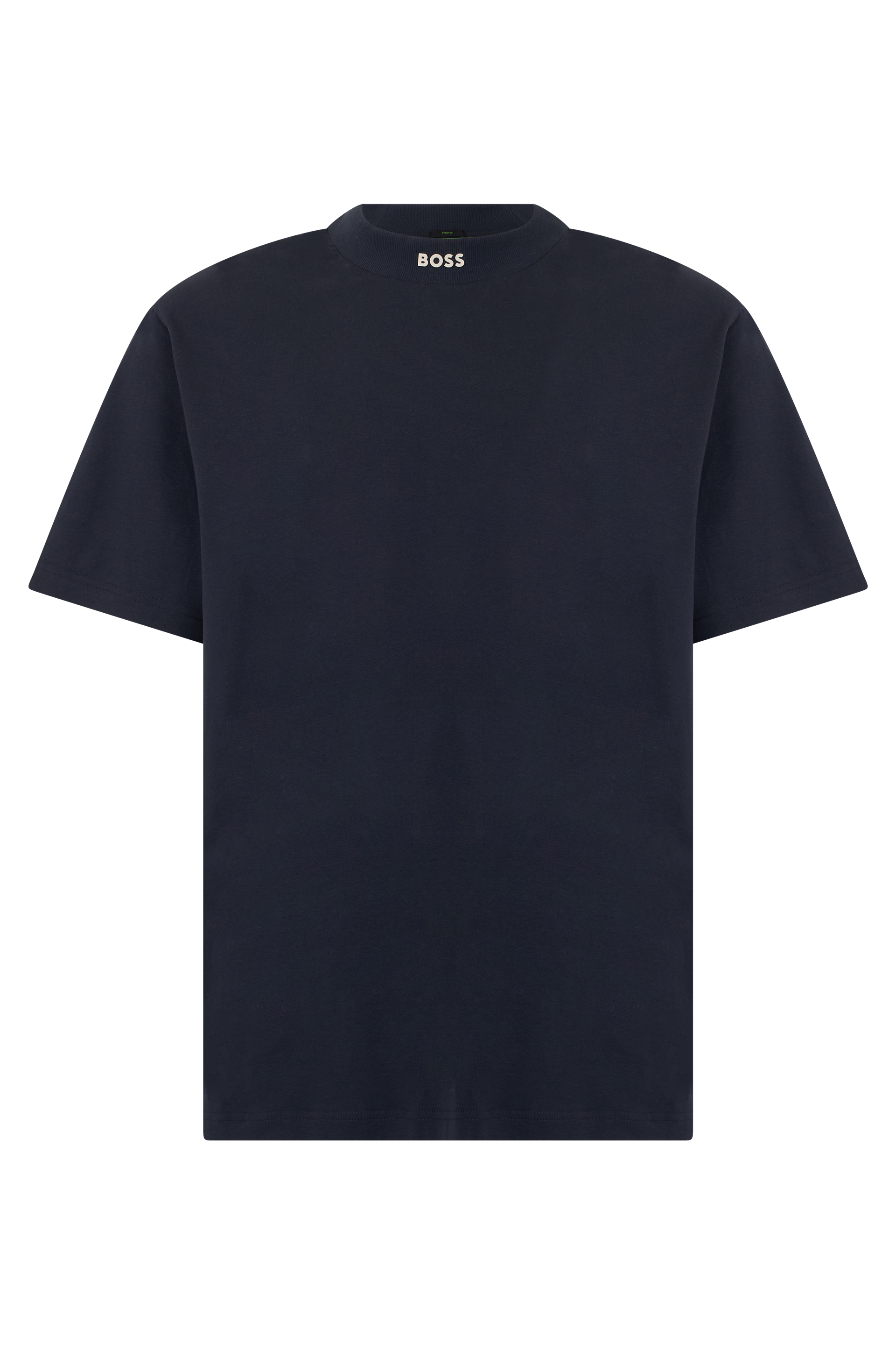 Regular fit T-shirt in elastic cotton