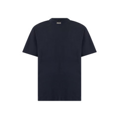 Regular fit T-shirt in elastic cotton