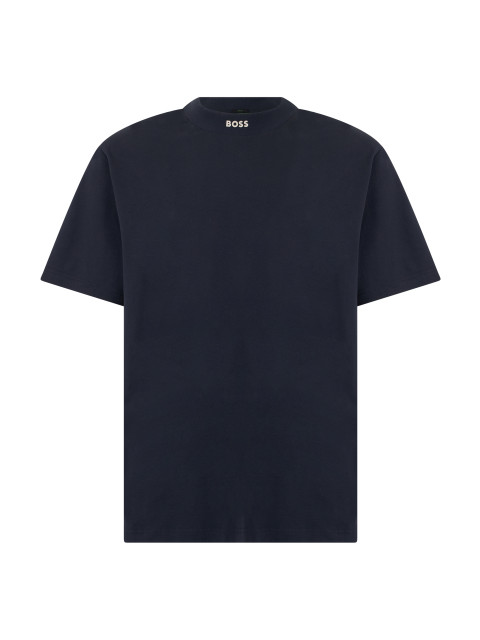 Regular fit T-shirt in elastic cotton