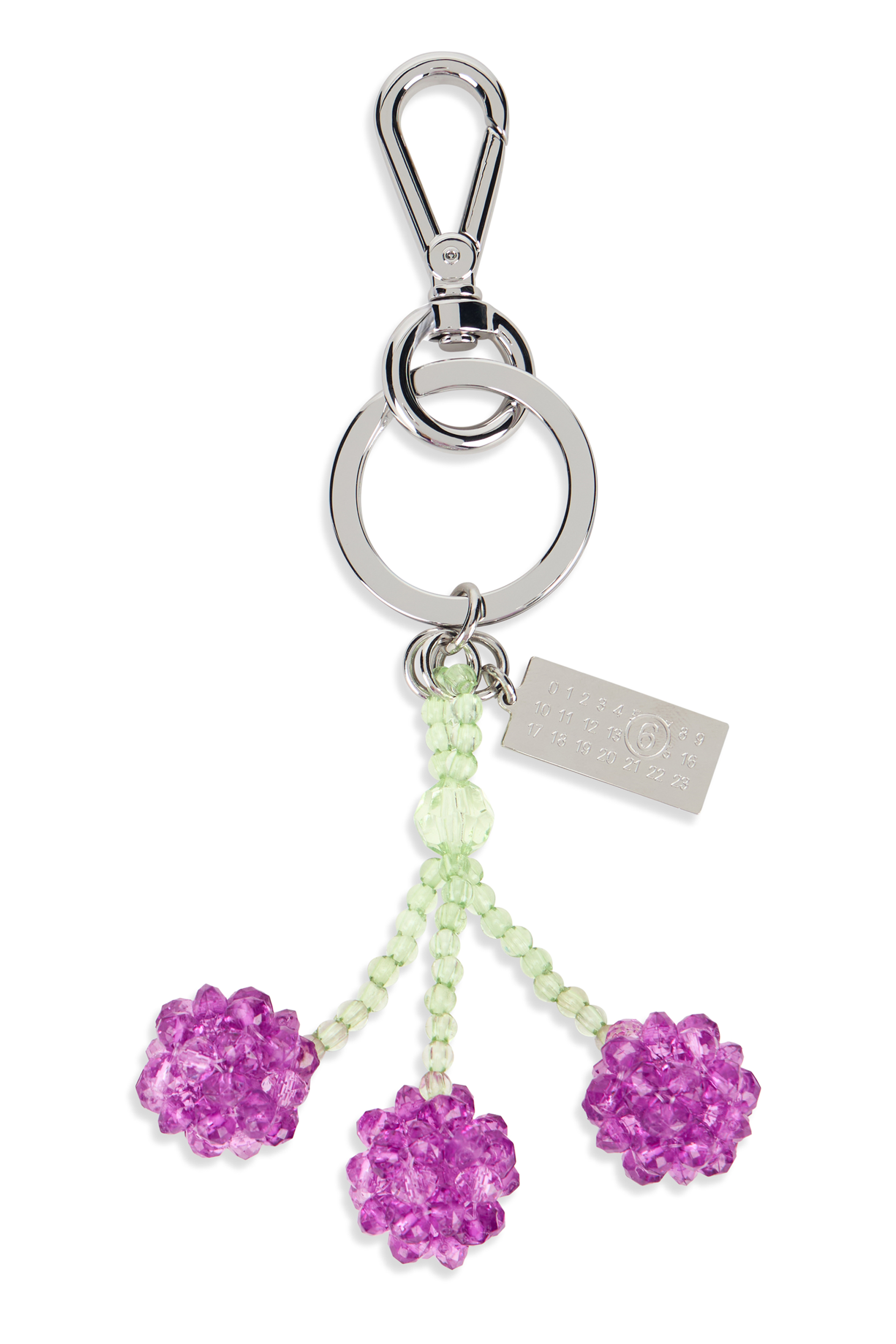 Keychain with beads