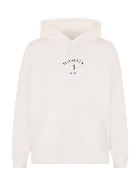 Hoodie with printed logo