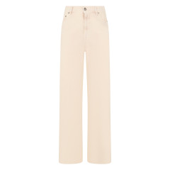 Denim cottonwide leg jeans