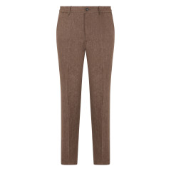 Tapered fit linen pants