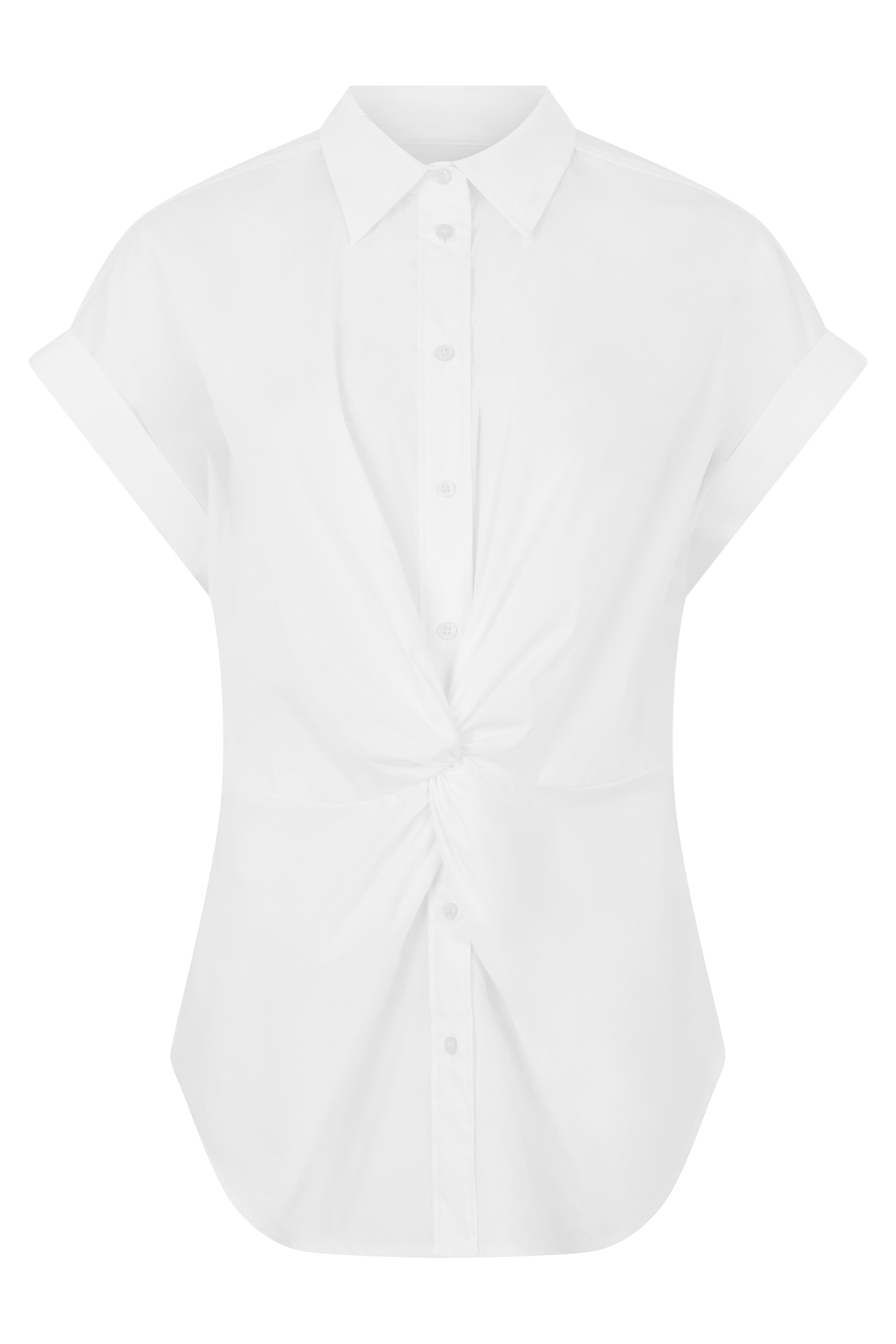 Short-Sleeved Poplin Shirt