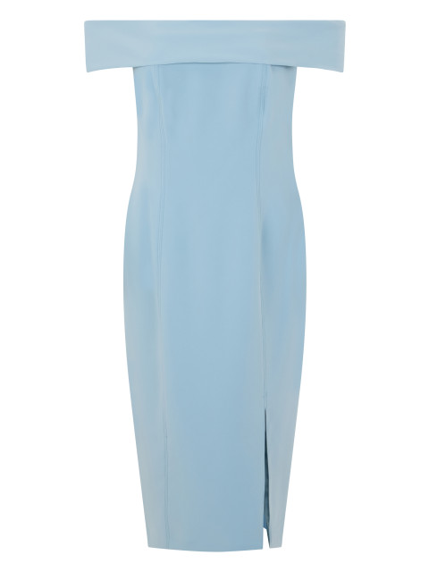 Midi bodycon dress with slit