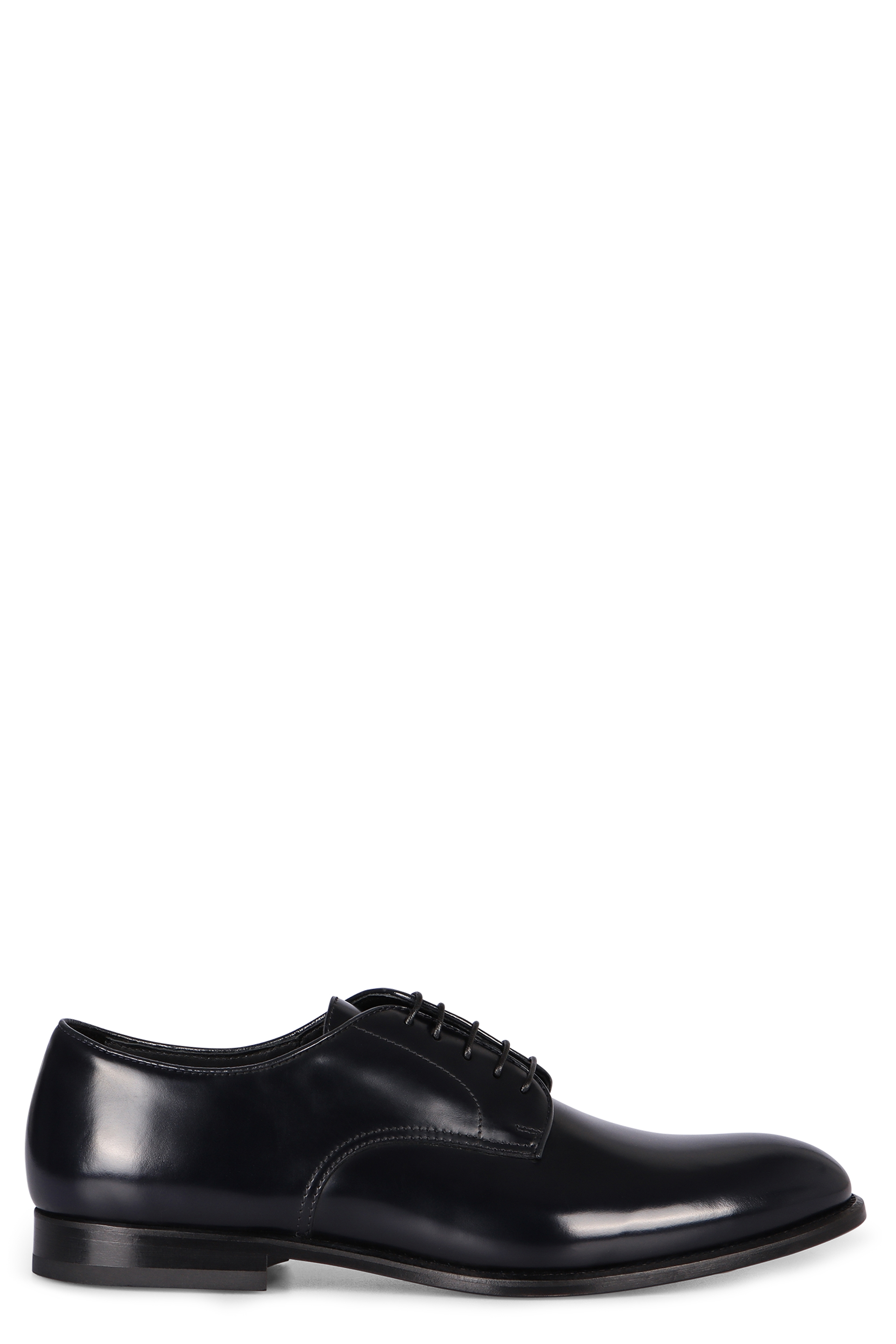 Leather lace-up shoes