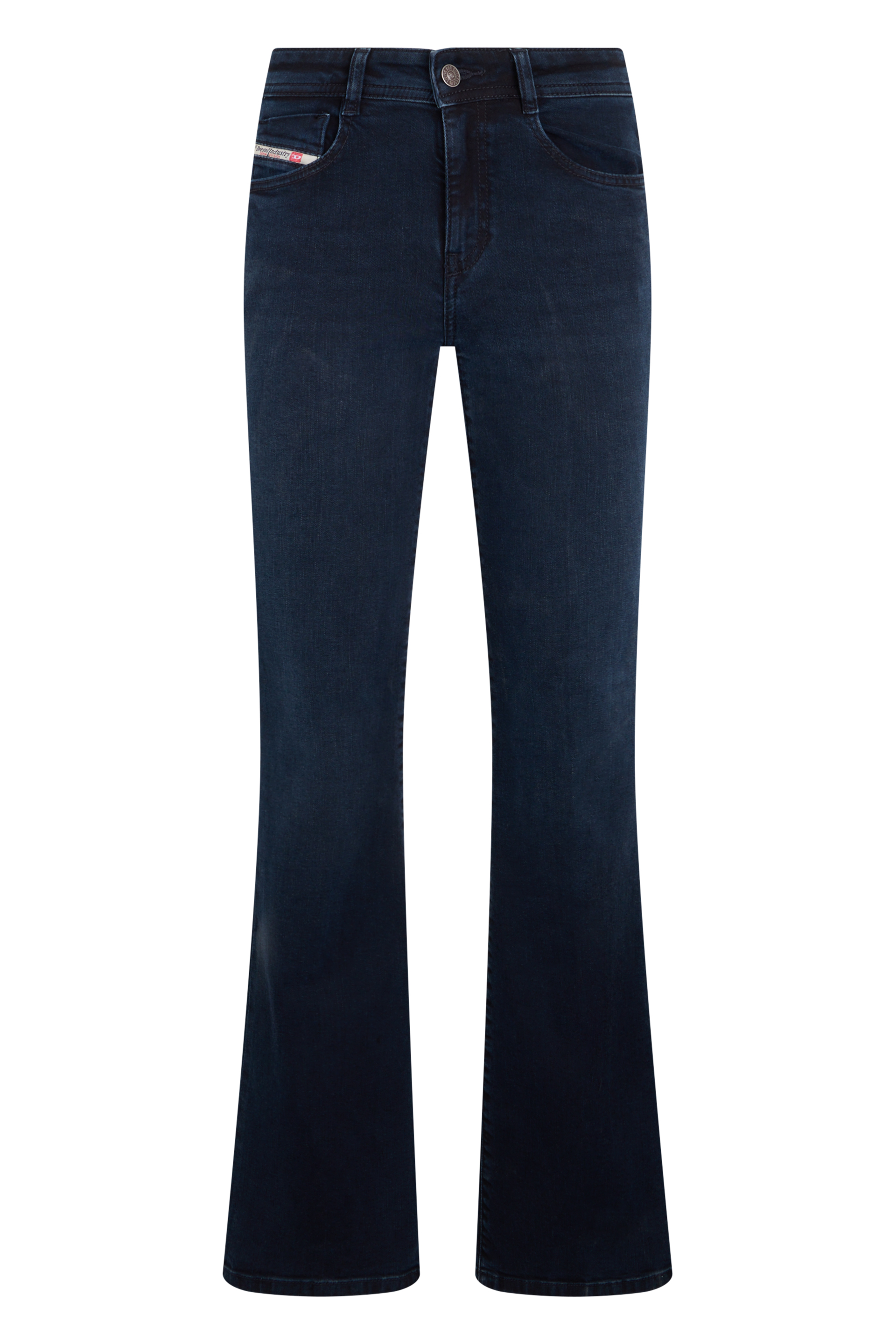 Bell-bottom jeans in cotton denim