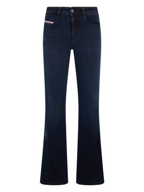 Bell-bottom jeans in cotton denim
