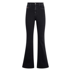 Bell-bottom jeans made of cotton denim