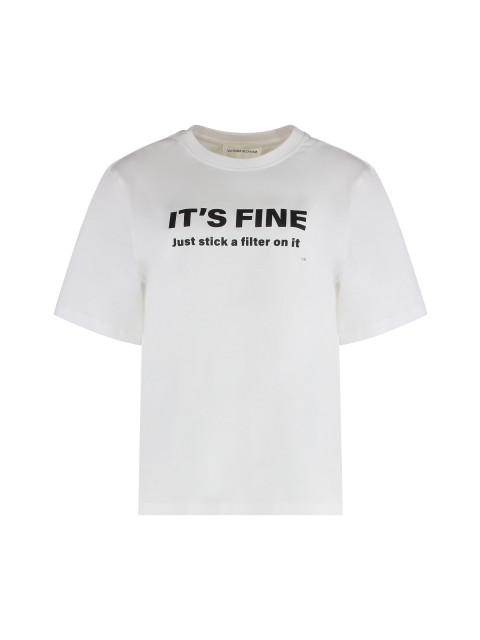 Crew neck t-shirt in cotton