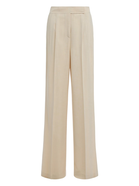 Wide-leg high-waisted pants