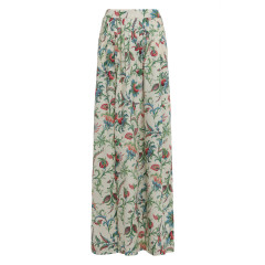 Long printed skirt