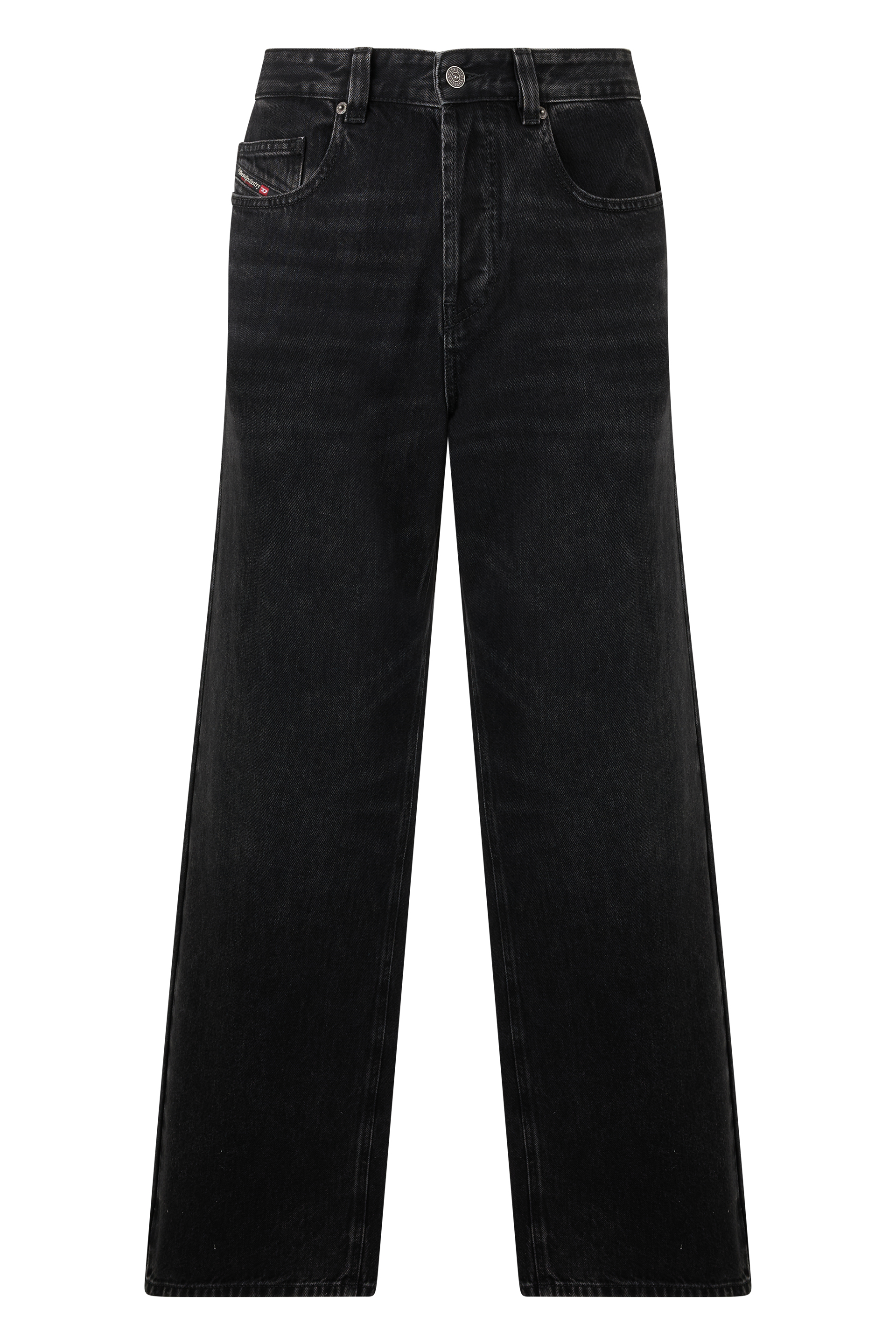 Wide leg denim pants