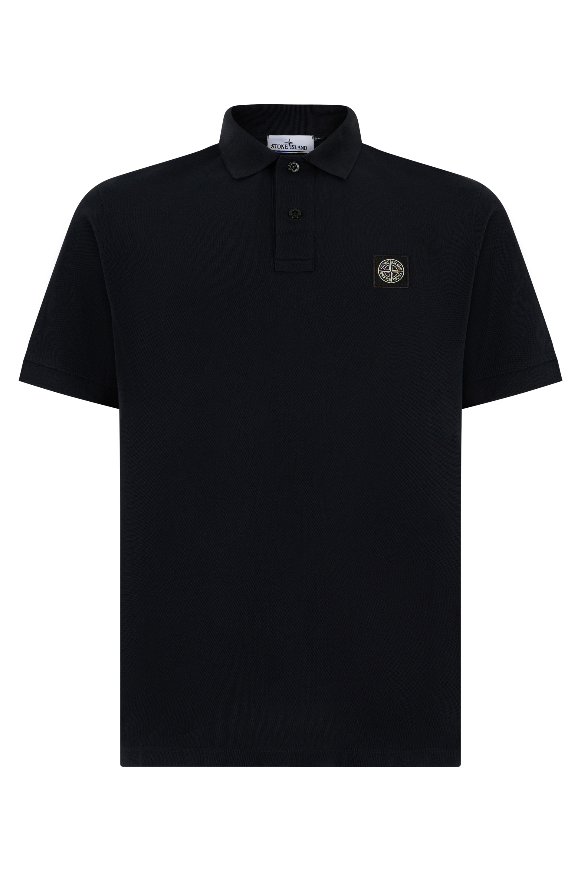 Cotton polo with short sleeves