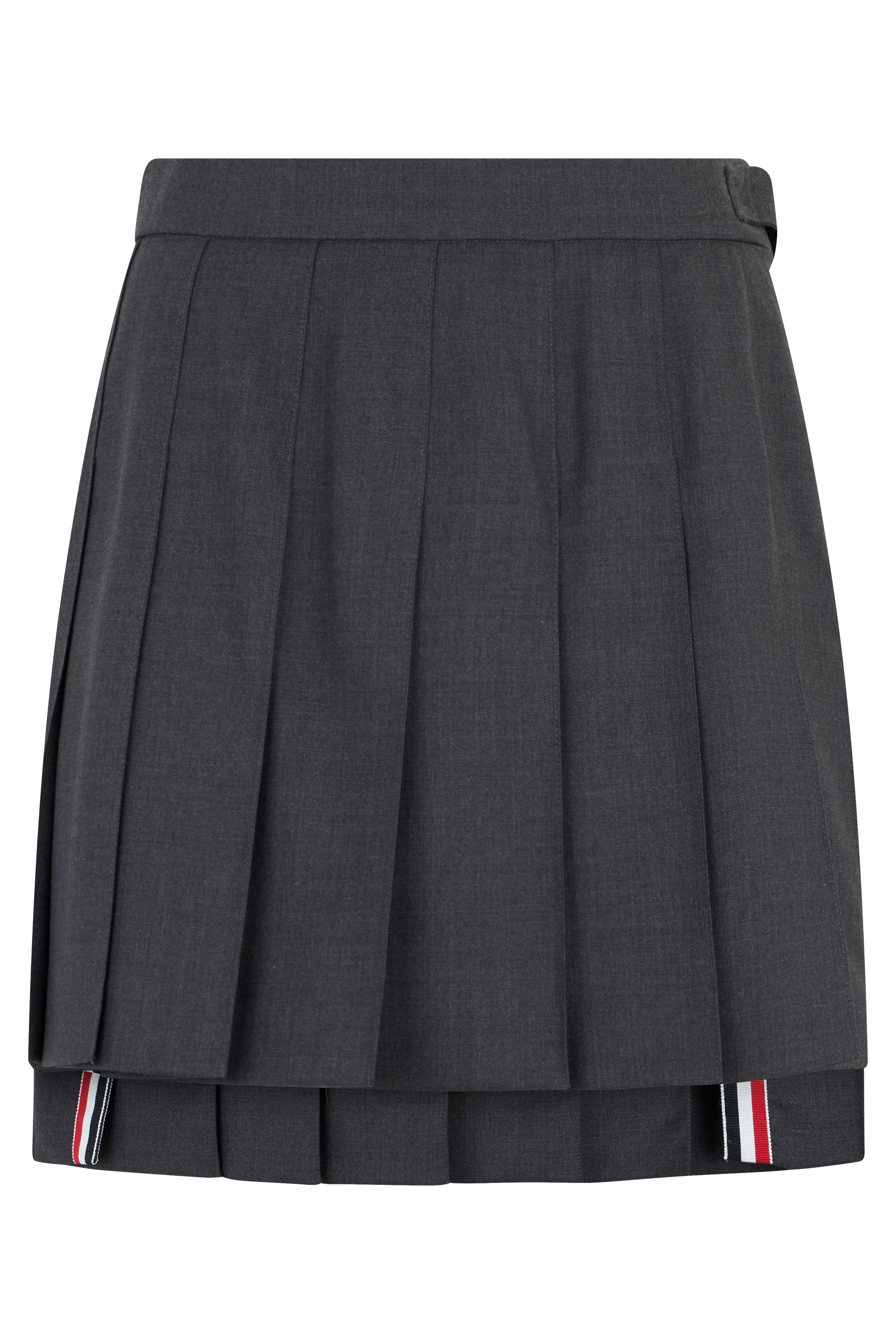 Pleated mini skirt