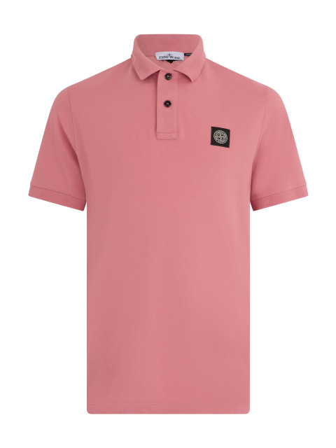 Cotton polo with logo