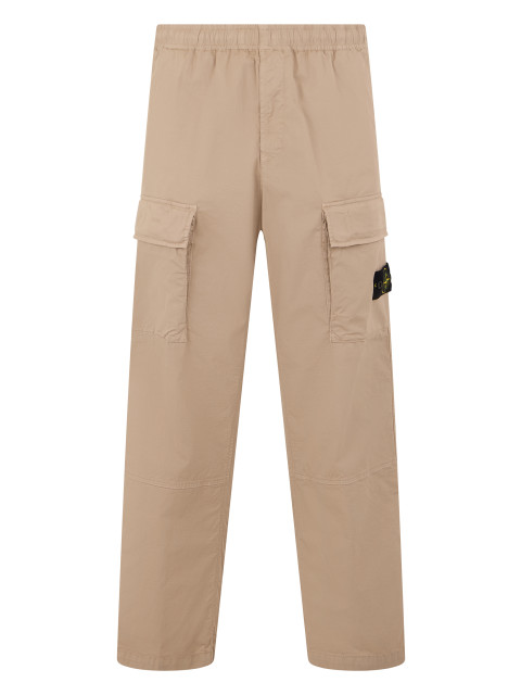 Cotton elasticized cargo pants