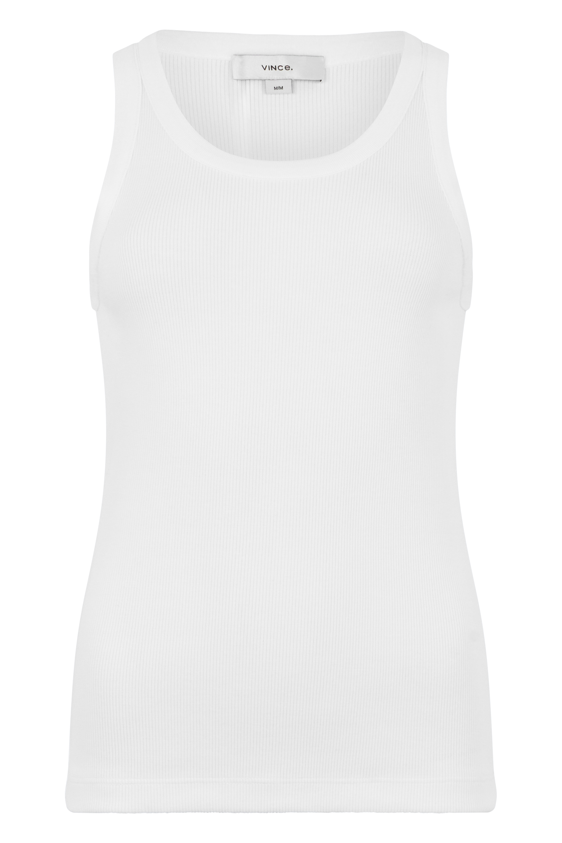 Top in mixed cotton ribbed