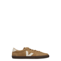Low-top volley sneakers in suede