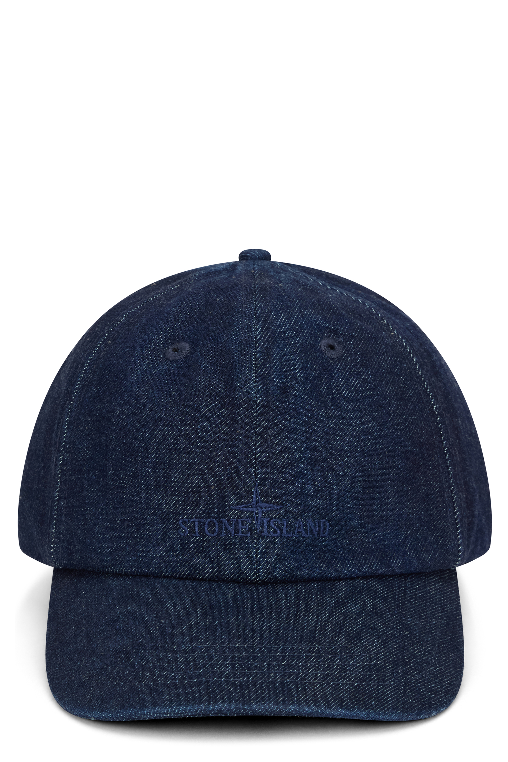 Denim baseball cap