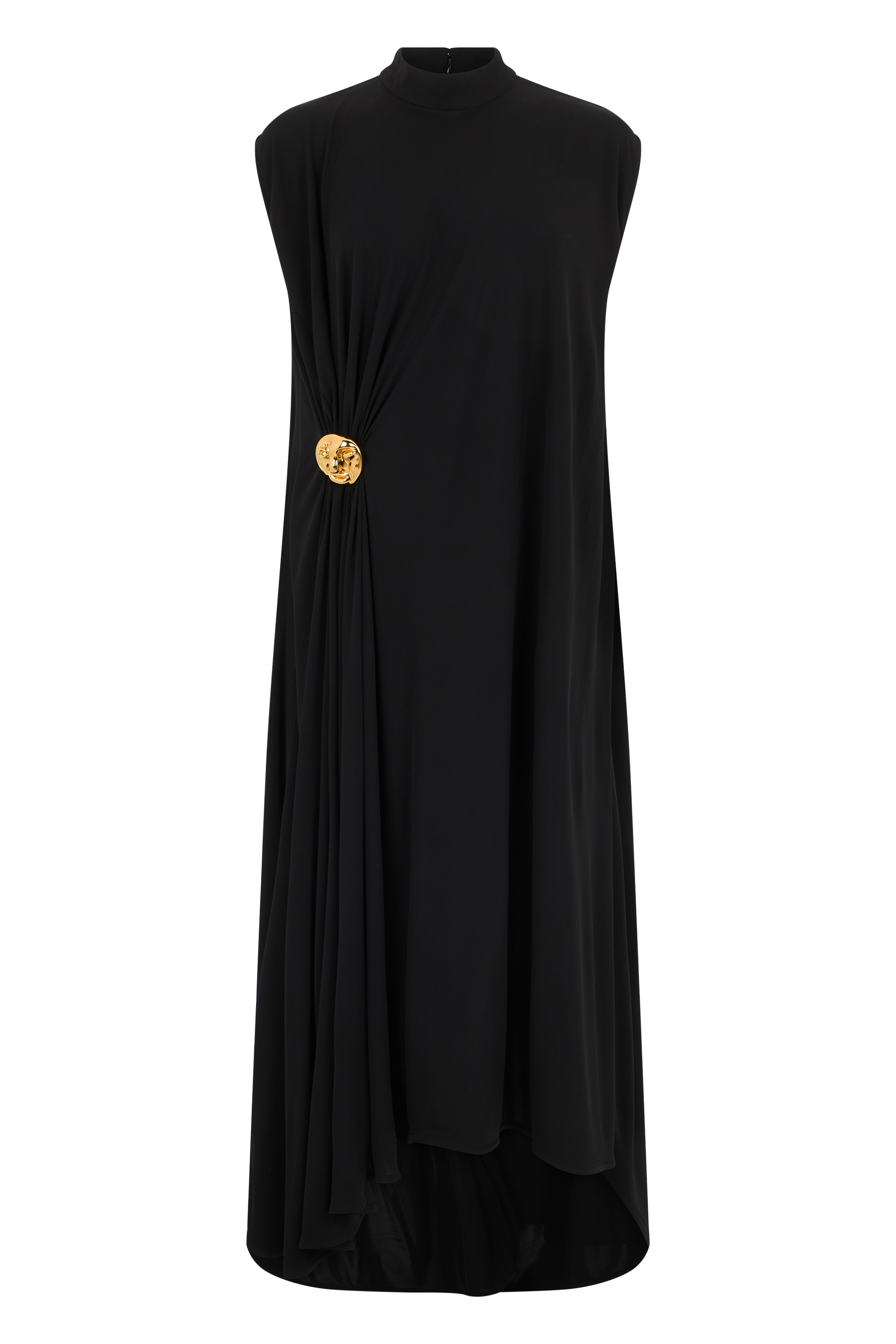 Long dress without sleeves