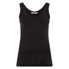 Top without sleeves in cotton