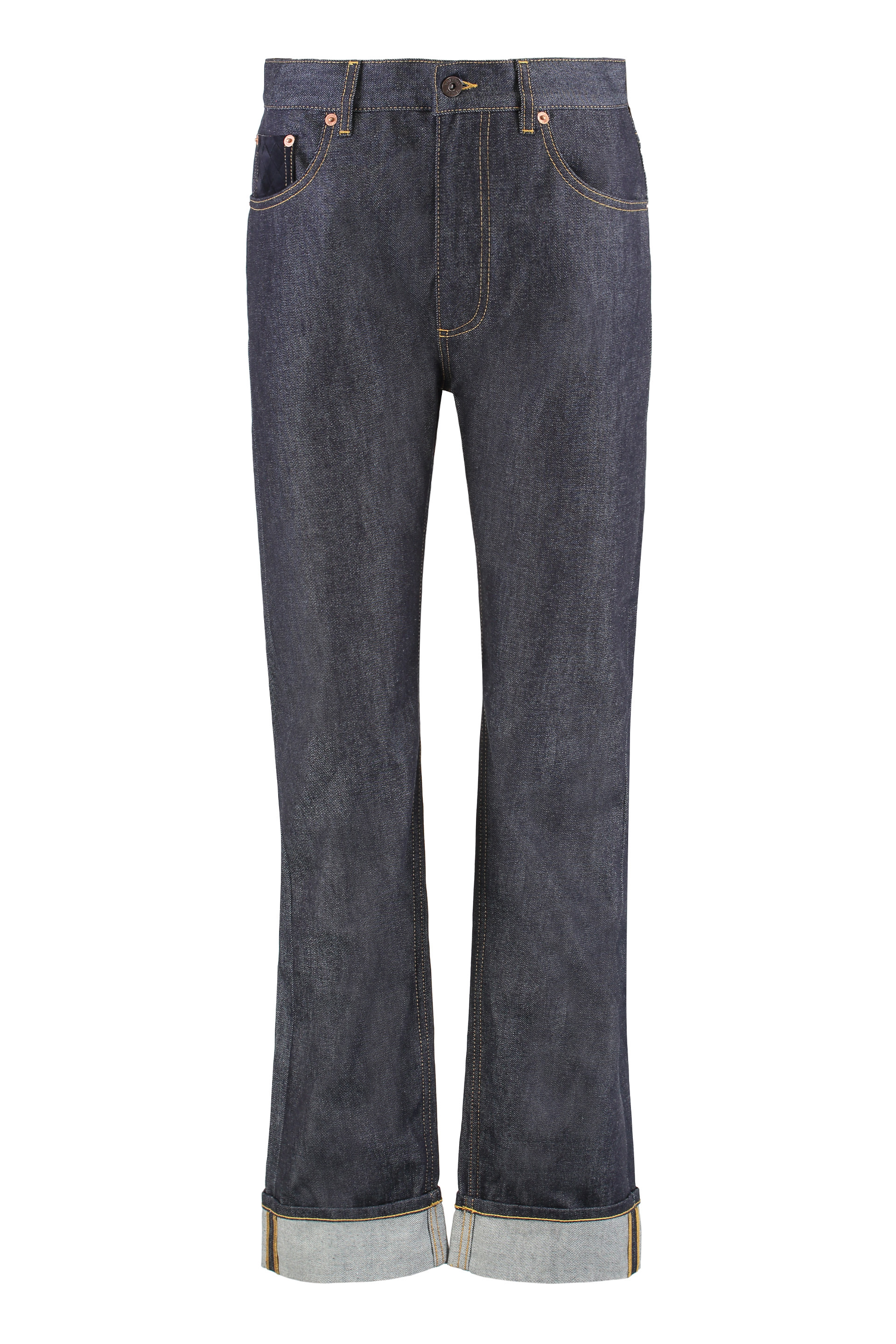 Jeans straight with 5 pockets